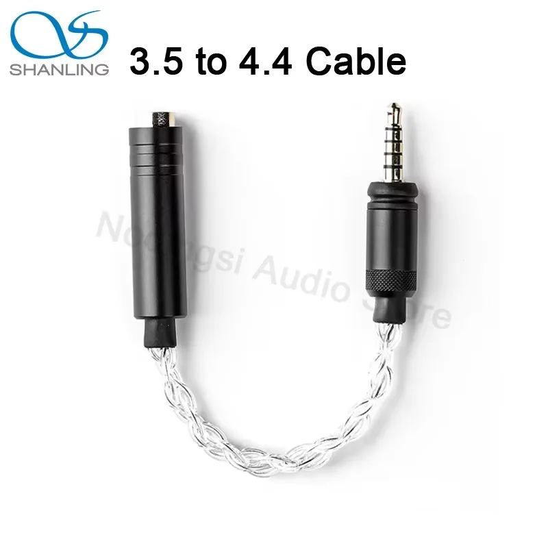 

SHANLING M0 Pro 3.5mm to 4.4mm Balanced Cable 5-pin Audio Cable for M0 Pro Player 3.5mm Balanced to 4.4mm Balanced Audio Cable