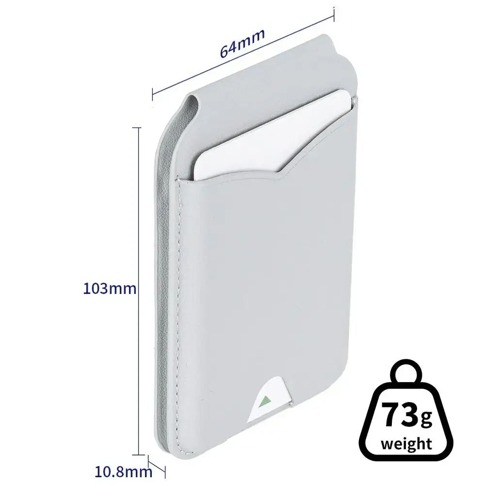 Magsafe Wallet Phone Card Holder Foldable with Makeup Mirror Wallet Card Bag Safty dla iPhone 16 15 14 13 12 ProMax