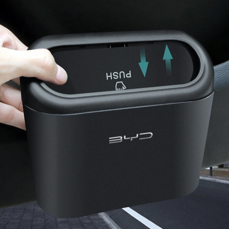 Hanging Car Trash Can Multifunctional Auto Storage Box Accessories For BYD F3 I3 F0 F6 S6 S8 E5 E6 G3 G6 L3 S7 M6 Tang Song Qing