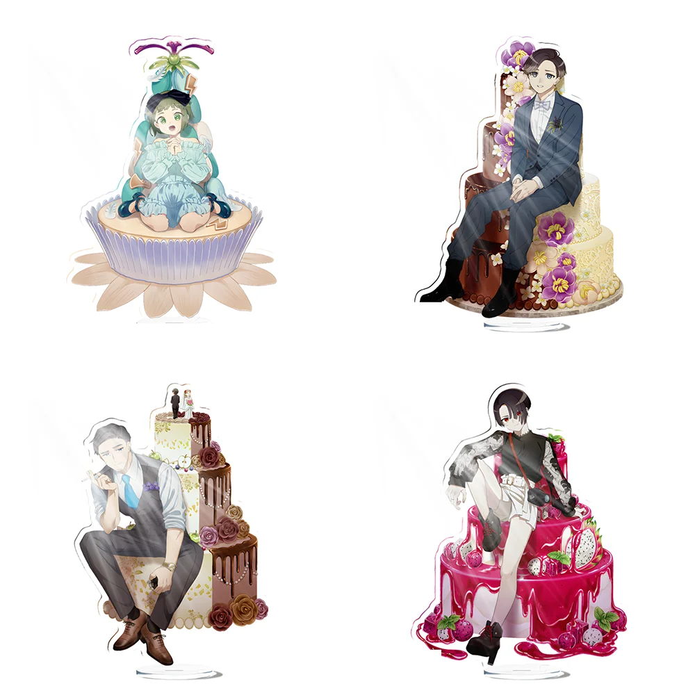 Llavero de acrílico de 15 cm de Anime MILGRAM, accesorios decorativos de Haruka Sakurai y Fuuta Kajiyama, regalos exquisitos, decoraciones de mesa.