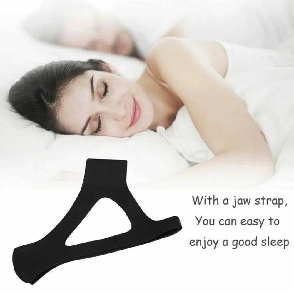 New Neoprene Anti Snore Stop Snoring Chin Strap Belt Anti Apnea Jaw Solution Sleep Support Apnea Belt Belt Unisex