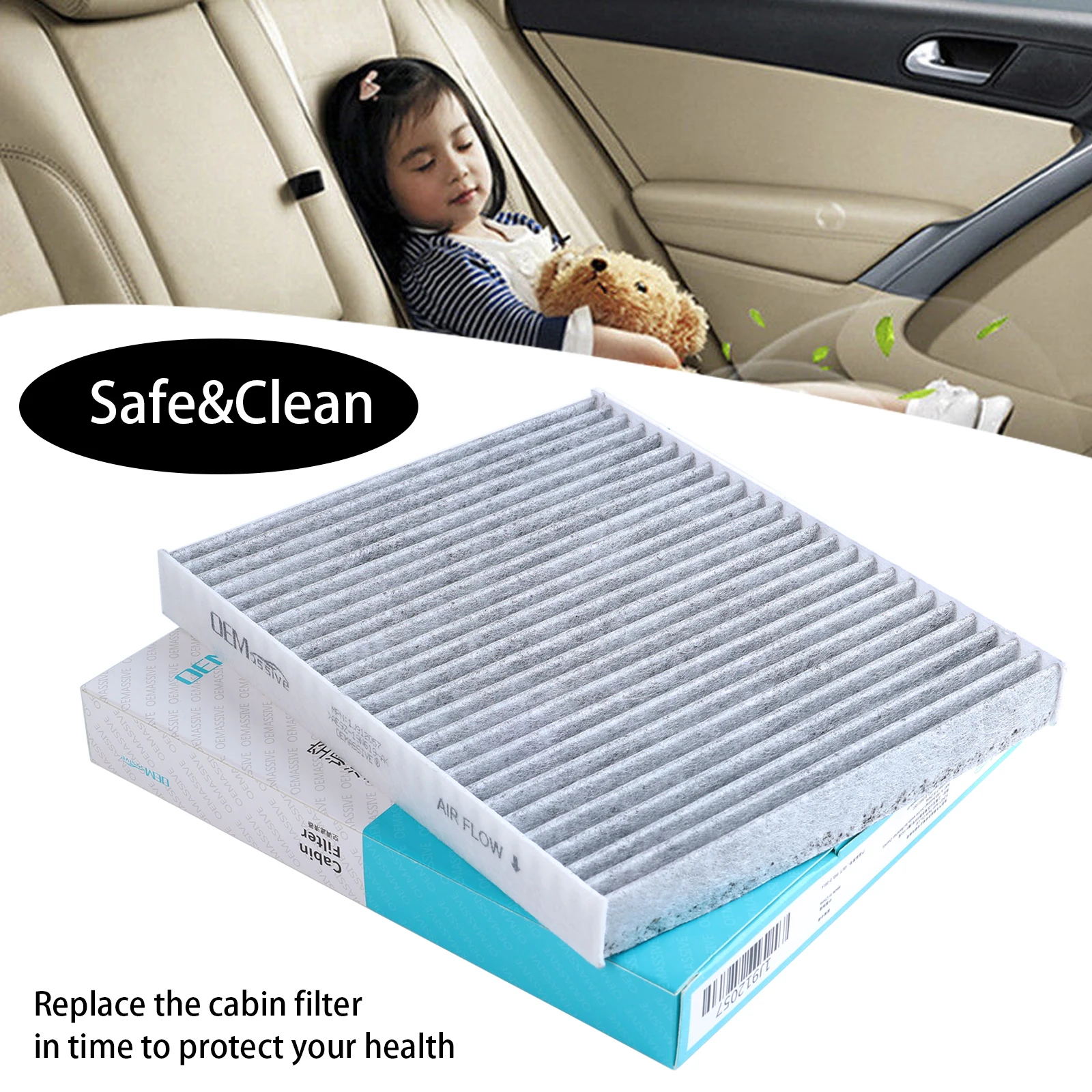 Car Activated Carbon Pollen Cabin Air Filter KD45-61-J6X For Mazda 3 BM BN 6 GJ GL CX-5 CX5 KE KF 2013-2020 2021 2022 2023 2024