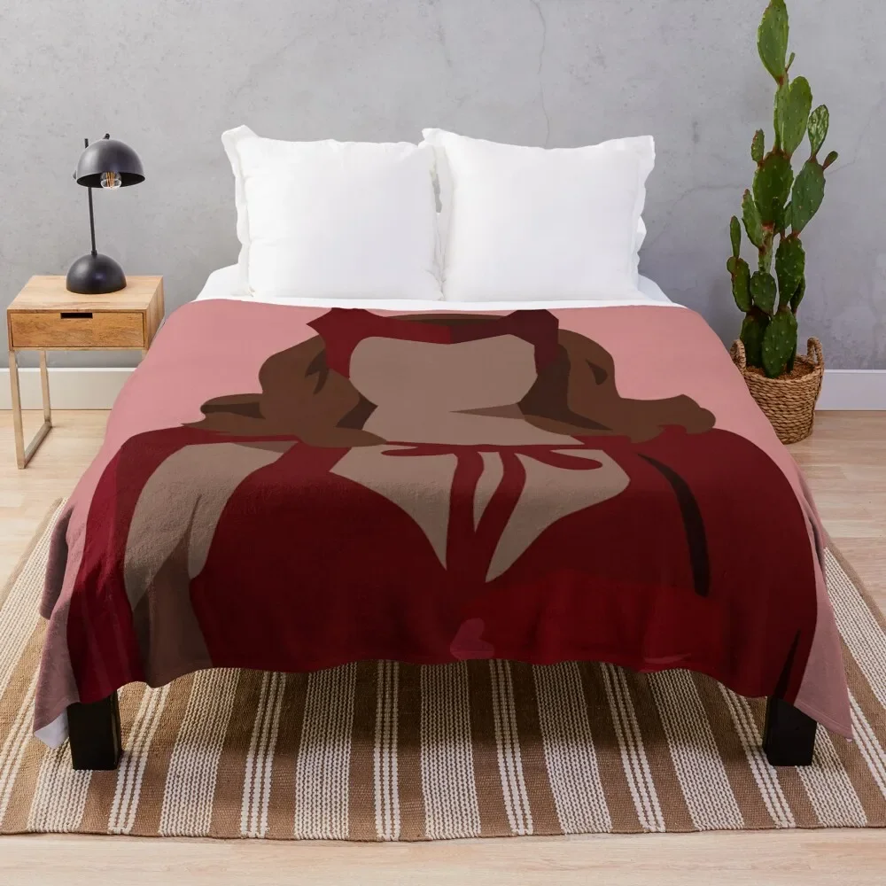 

Halloween Witch Throw Blanket Cozy Warm Blanket for Bed Room Decor