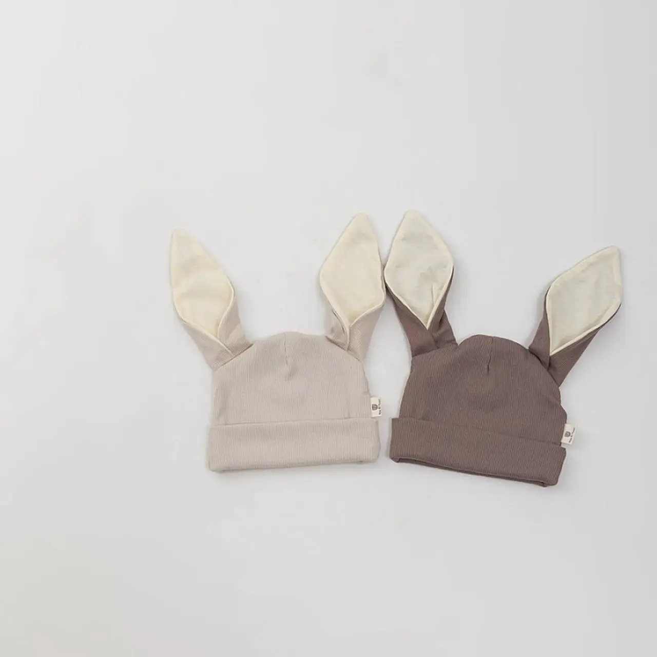

Long Rabbit Ear Fetal Hat for Baby Pullover Cap Soft Cotton Newborn Beanie 0-6Month Children Autumn Winter Warm Knitted Hats