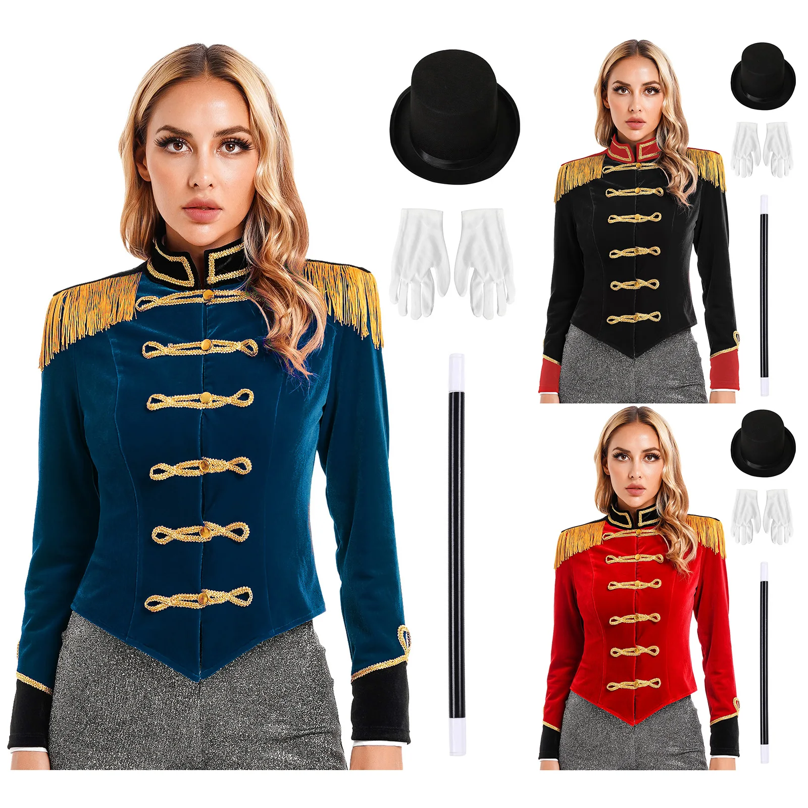 Women's Circus Costume Velvet - Velvet Blazer Vintage review and price