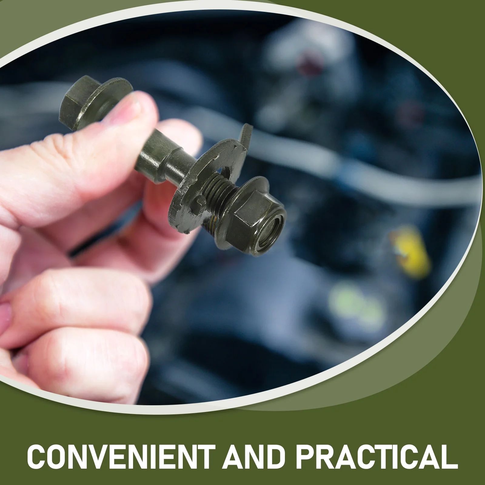 

4pcs Adjustable Correction For Vehicle Auto Camper Auto Camper Kit Four Wheel Alignment Bolt Bolt Kit