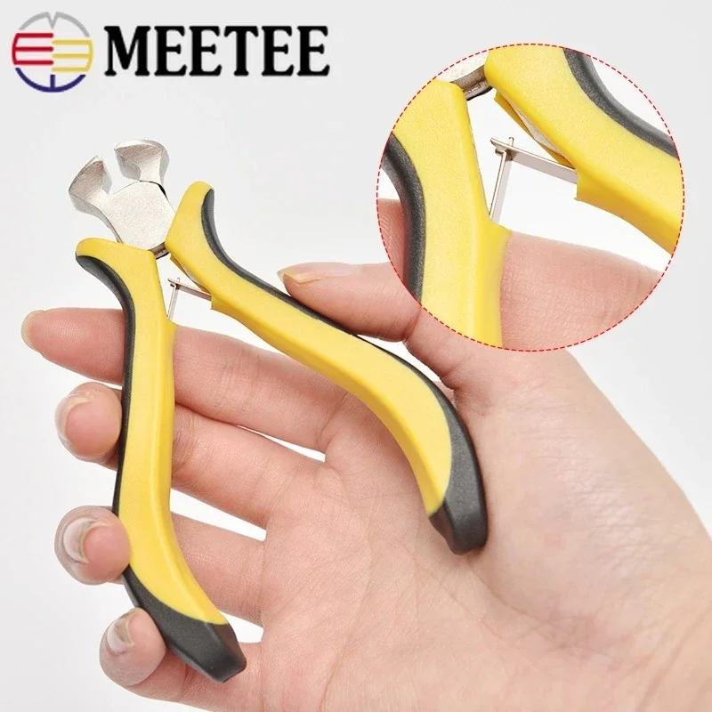 1Set Meetee 3# 5# Steel Metal Zipper Tooth Removal Tool Resin Zippers Pliers Clamp DIY Plier Install Modify Sewing Accessories