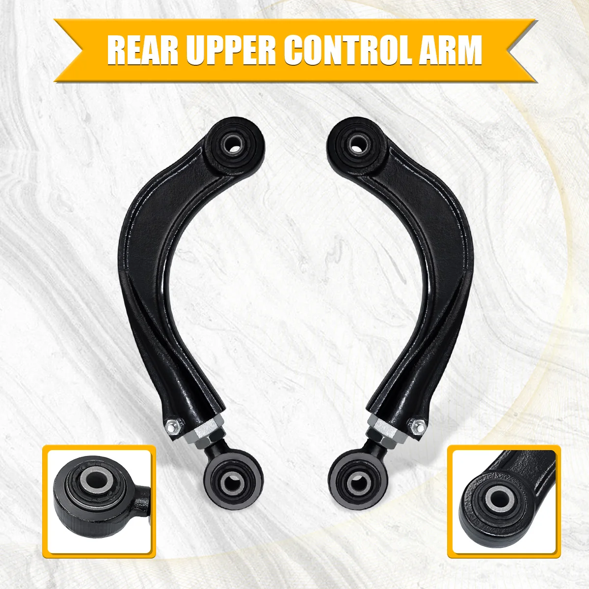 Svenubee Rear Upper Control Arms 2pcs Kit for Ford Focus Escape C-Max Mazda 5 Volvo C70 2000 2001 2002 2003 2004 2005 - 2018