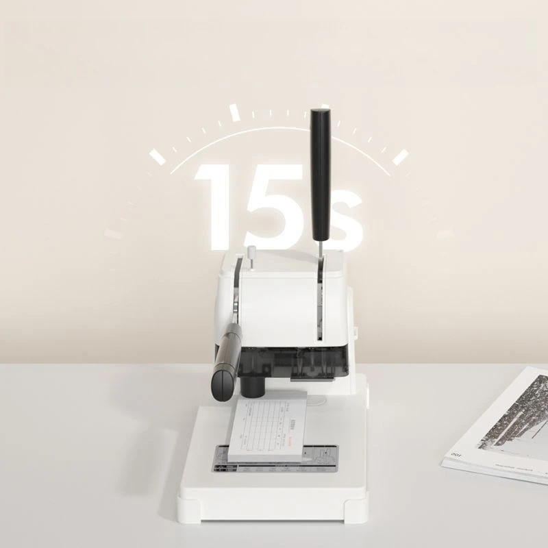 

Binding machine, accounting voucher, hole punch, file office special manual small hot melt adhesive