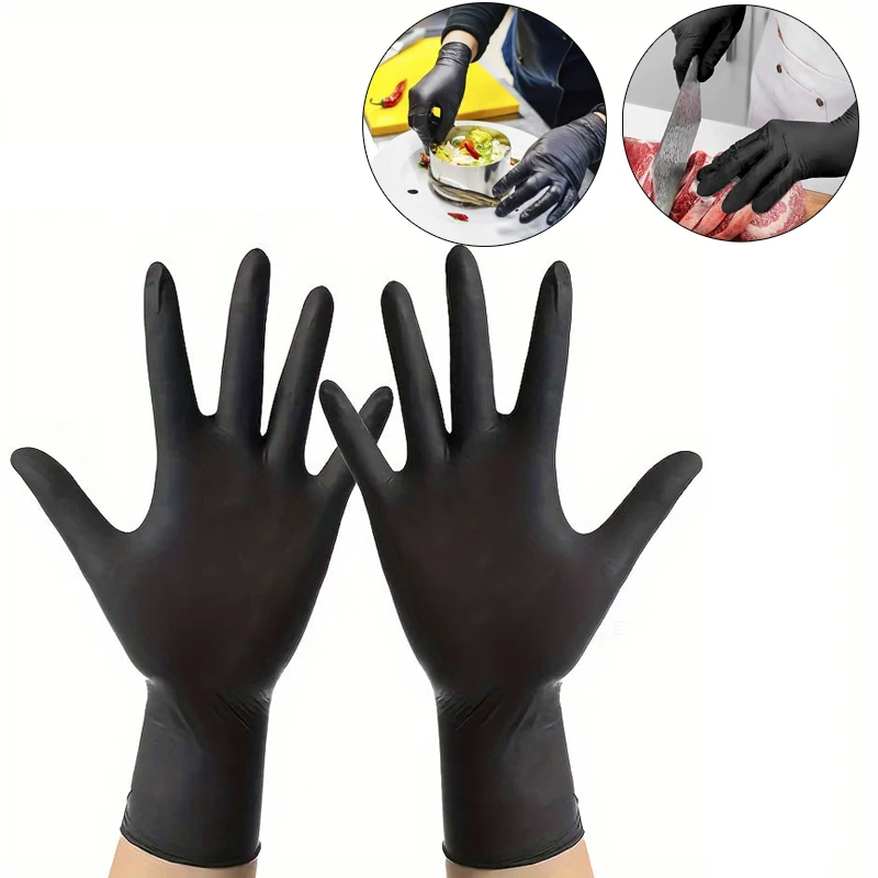 

Nitrile Disposable Gloves - Latex-Free Touchscreen Compatible Durable Gloves Latex Powder Free Gloves For Kitchen Cleaning