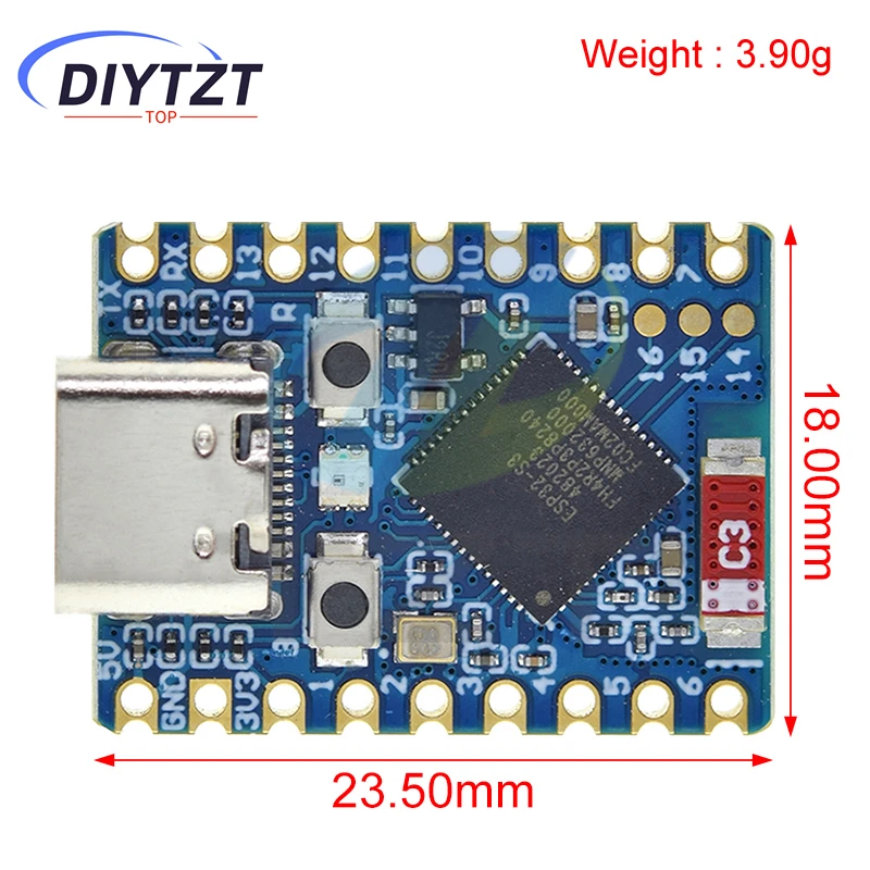 DIYTZT ESP32-S3-Zero Mini Development Board WiFi Bluetooth Ultra-small Size ESP32 C3 S3 ESP 32