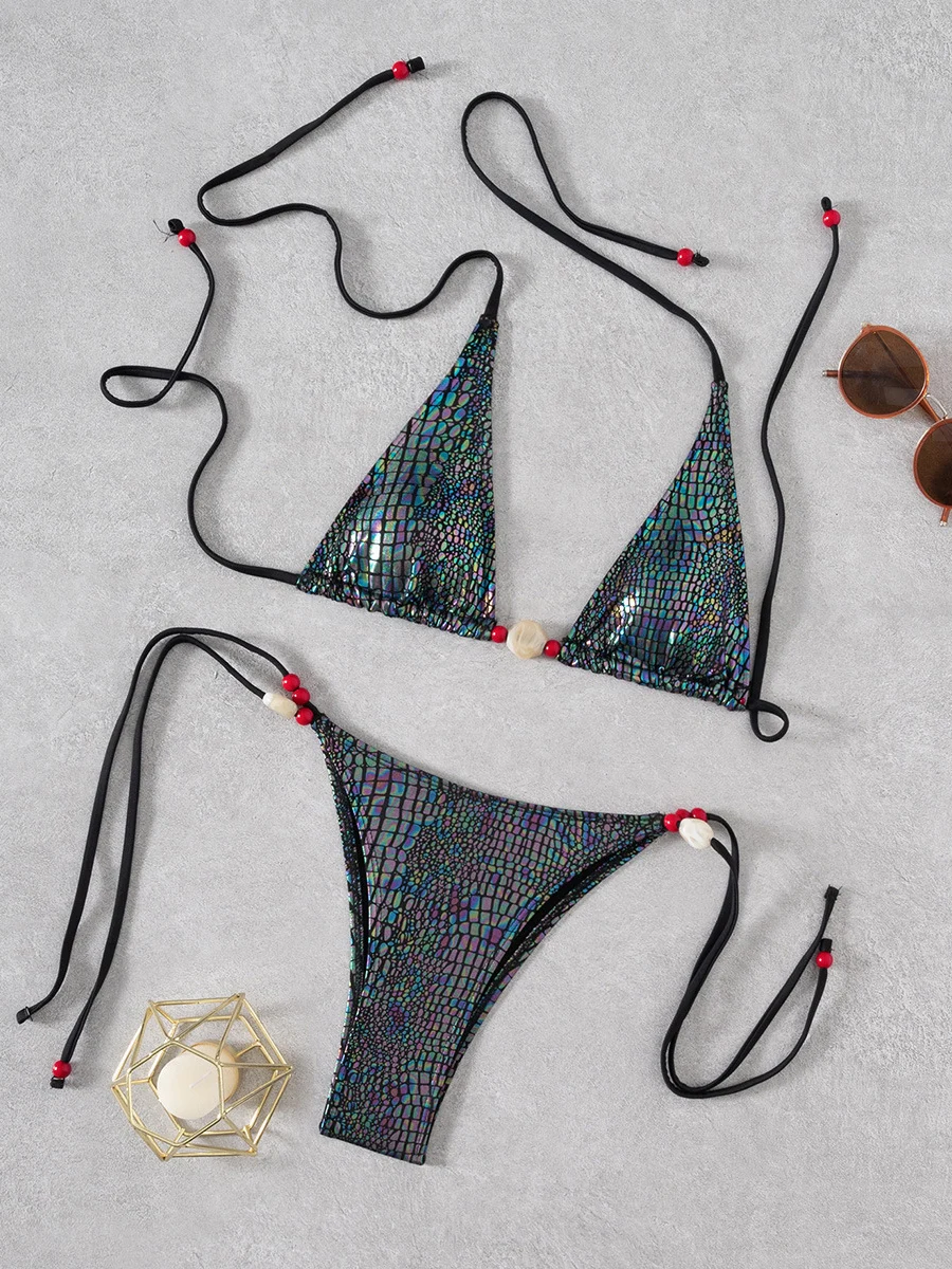 

2026 Micro Bikini Sexy Women Swimsuit Female Bandeau Biquini Push Up Swimwear Female Strappy Bathing Suits Bodysuit Beachwear