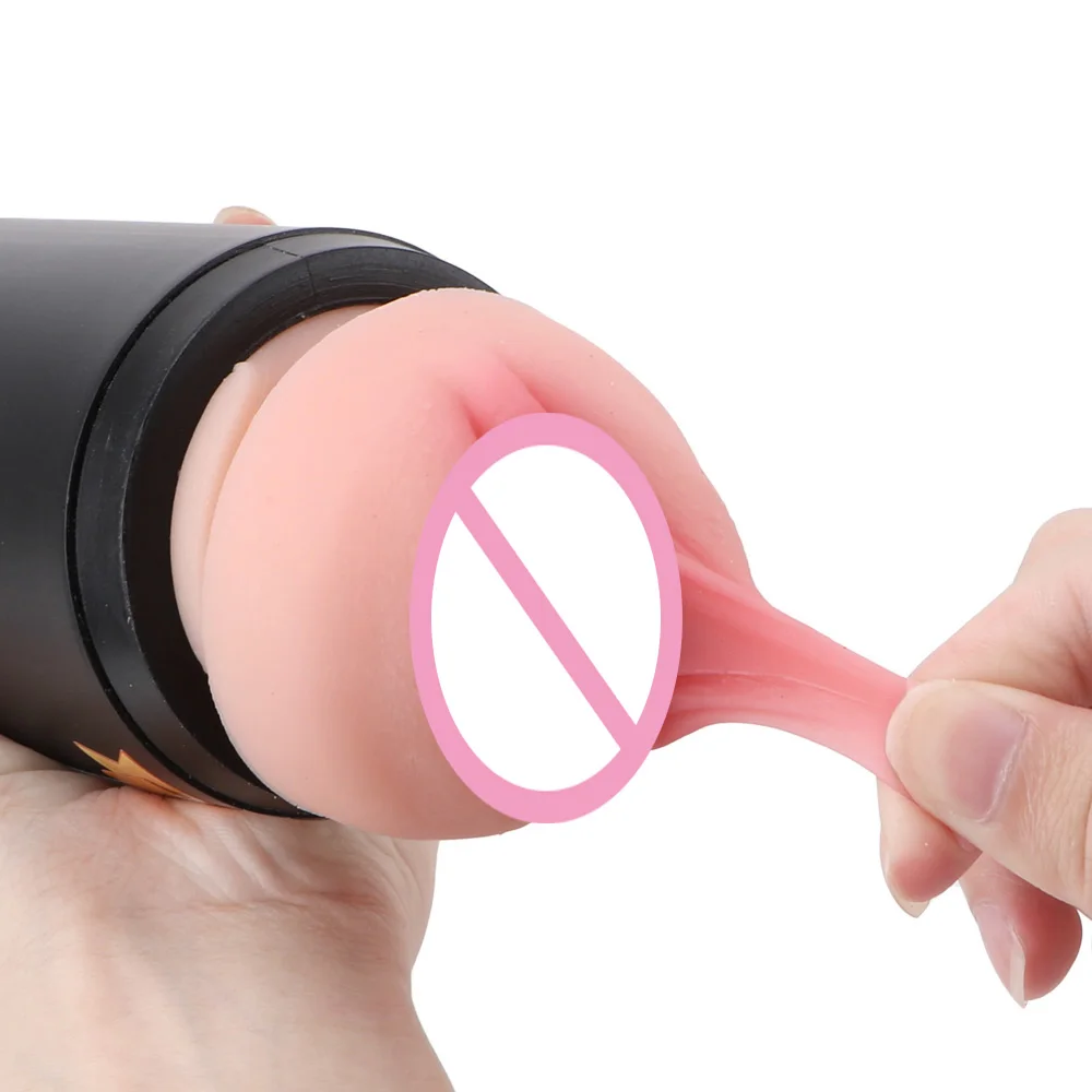 OLO Manual Male Masturbator Portable Beer Bottle Soft Oral Pussy Real Vagina SexToys Erotic Adult Toy Sex Toys for Men Gift