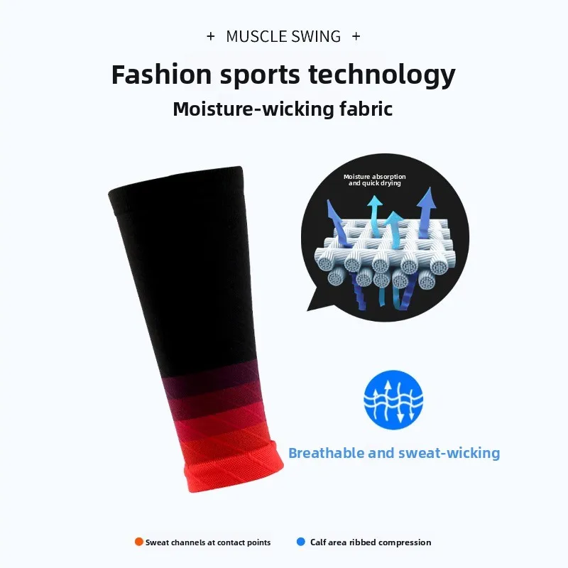 Breathable Calf Compression Sleeves, 1 Pair