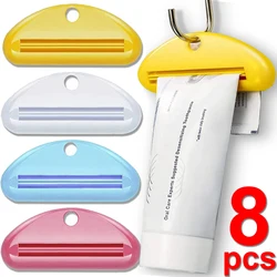 Toothpaste Squeezers Wall Hanging Squeezed Clips Toothpaste Tube Clip Facial Cleanser Saving Puch Dispenser Bathroom Supplies