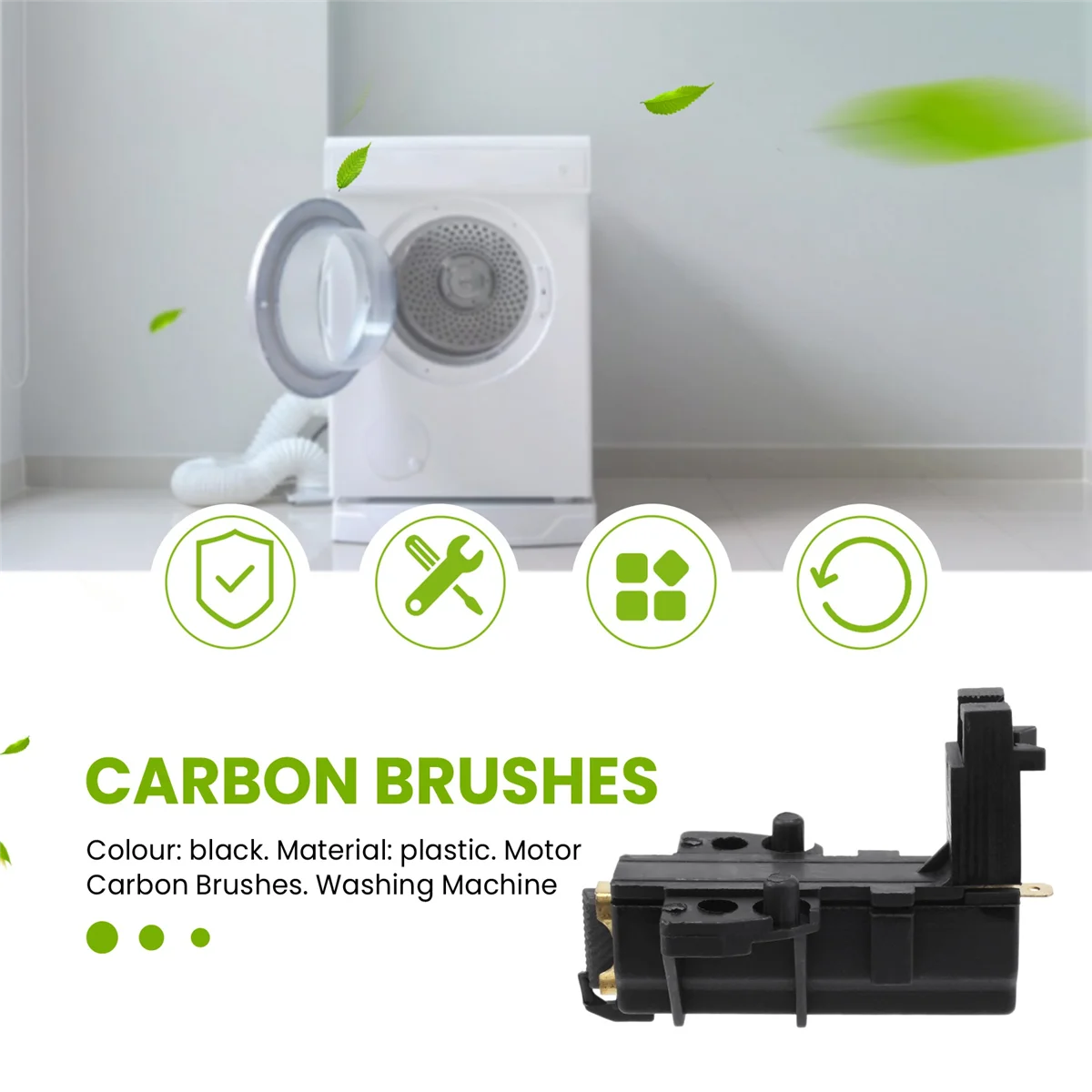 A74G-2 шт. угольная щетка для двигателя стиральной машины для Whirlpool Hoover Candy Ceset