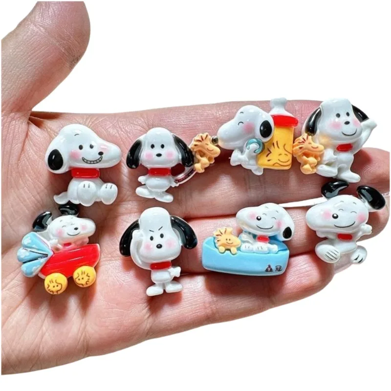 Snoopy creative cartoon cute puppy diy resin accessories hairpin headdress mobile phone case patch cream glue homemade pendant