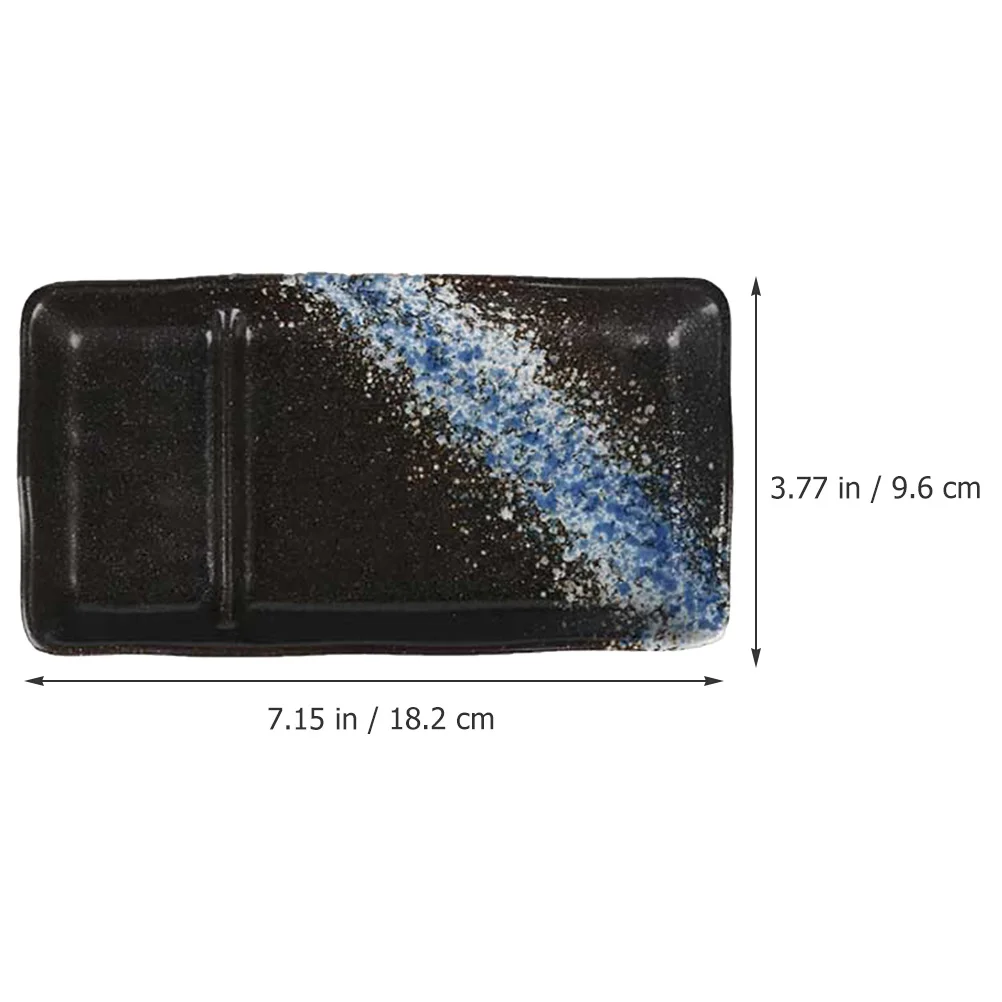 

Элегантная керамическая тарелка для пельменей, поднос для суши, блюдо для закусок, многофункциональный поднос для сервировки еды, декор стола