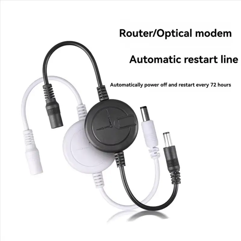 WiFi Router Reset Rebooter Automatic Restart Cable 72 Hours For WiFi Bridge/Cat/Router/Repeater Rebooter Off Reset Control Line