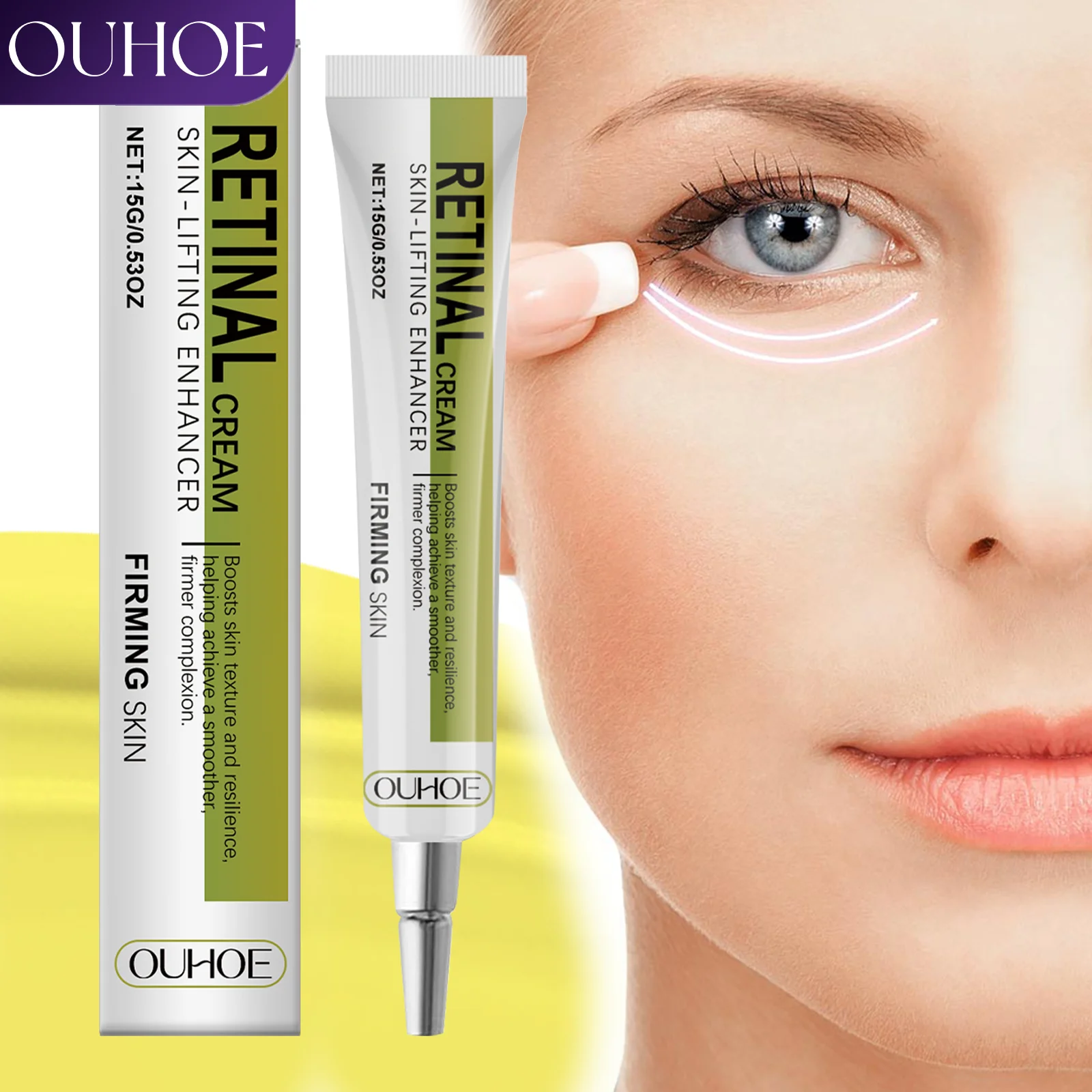 Crema de Retinol antienvejecimiento para mujer, crema hidratante facial reafirmante y brillante, crema de noche de hidratación profunda para pieles secas y sensibles en invierno