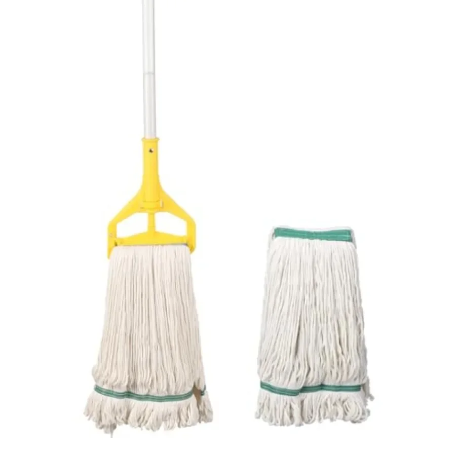 

OFO Loop-End String Mop, Heavy Duty Commercial Industrial Mop with Extra Mop Head Replacement, 59 inch Handle for Floor Cleanin