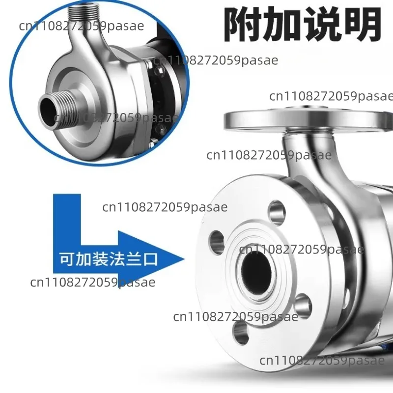 

304 Stainless Steel Self-Priming Centrifugal Pump Acid and Alkali Resistant High-Temperature Chemical Pump Circulation Pump