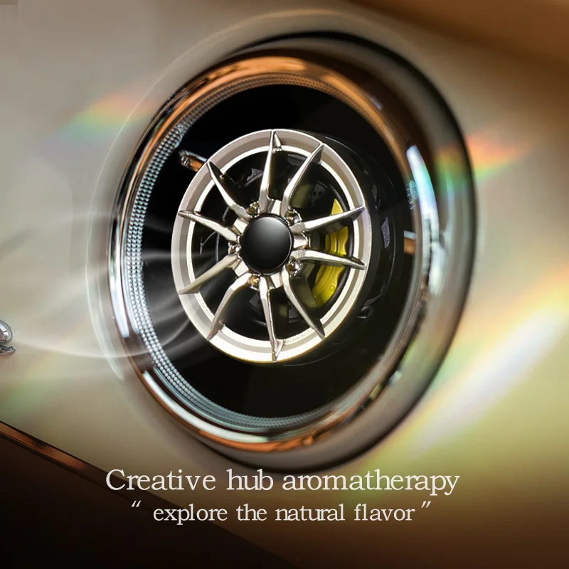 

Zinc Alloy Car Air Freshener Clip Auto Wheel Hub Air Vent Fragrance Clips For Porsche 971 911 9YA Macan Cayman 970 981 991