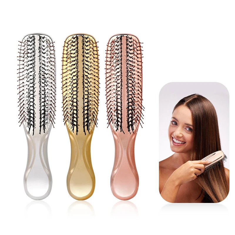 New Square Electroplated Massage Combs Air Cushion Hair Combs Airbag Massage Combs Easy To Use For All Hair Types Wet And Dry