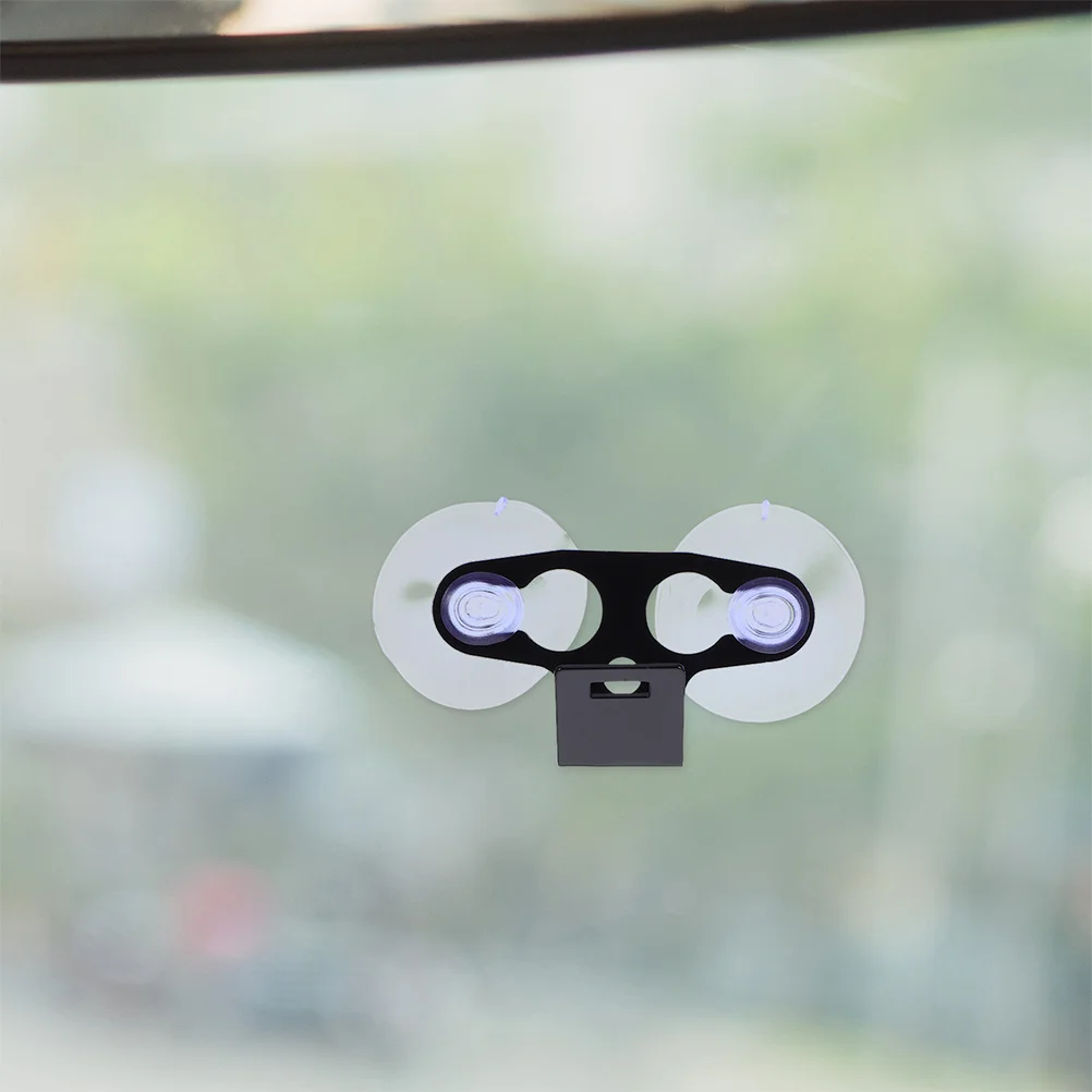 Ventosa de radar para carro, 2 peças, suporte resistente para para-brisa, compatível com a maioria dos radares de carro, fácil instalação, suporte de ventosa