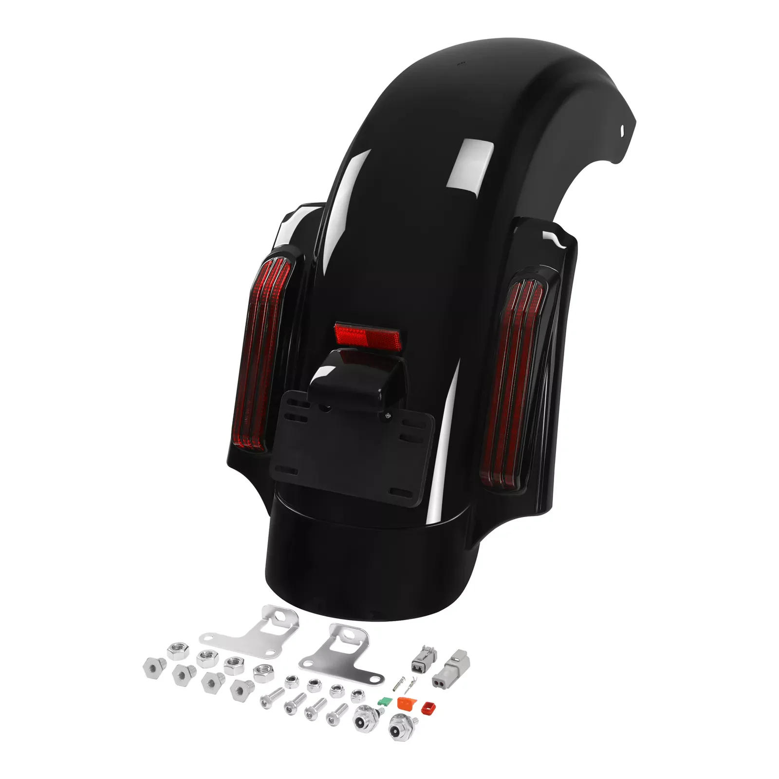 Motorrad-LED-Heckfender für Harley Touring CVO Road King Road Glide Street Glide 2014-2024 Plug-and-Play