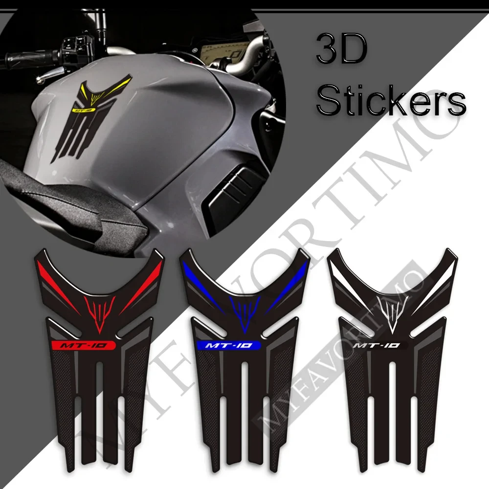 For Yamaha MT10 FZ10 FZ MT - 10  MT-10 SP Motorcycle Gas Fuel Oil Kit Knee Protector Hyper Naked Stickers Decals Tank Pad Grips