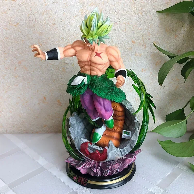 Dragon Ball Z Anime Figure 30cm Super Saiyan Figure Broly Action Figure Statue Pvc Model Decoration Doll Ornament Toys Gifts