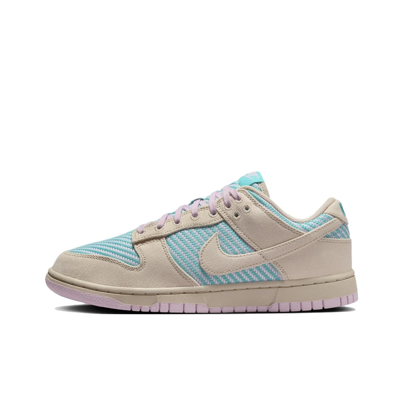 Nike Dunk Skateboard Shoes Women's Low Top Pink/Yellow/Blue HF5077-902