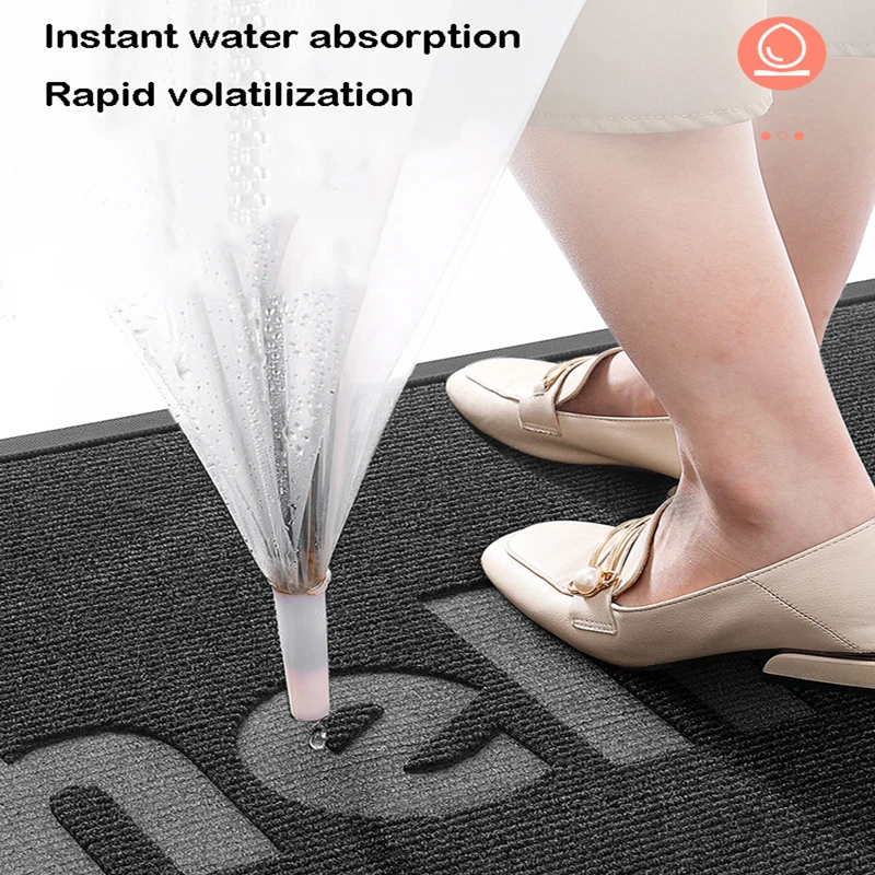 Imagem -03 - Olá-absorbent Door Mat Entrance Mat Anti-slip Mall Hotel Decoração do Lar Welcome Mat Tapetes Estilo Nórdico