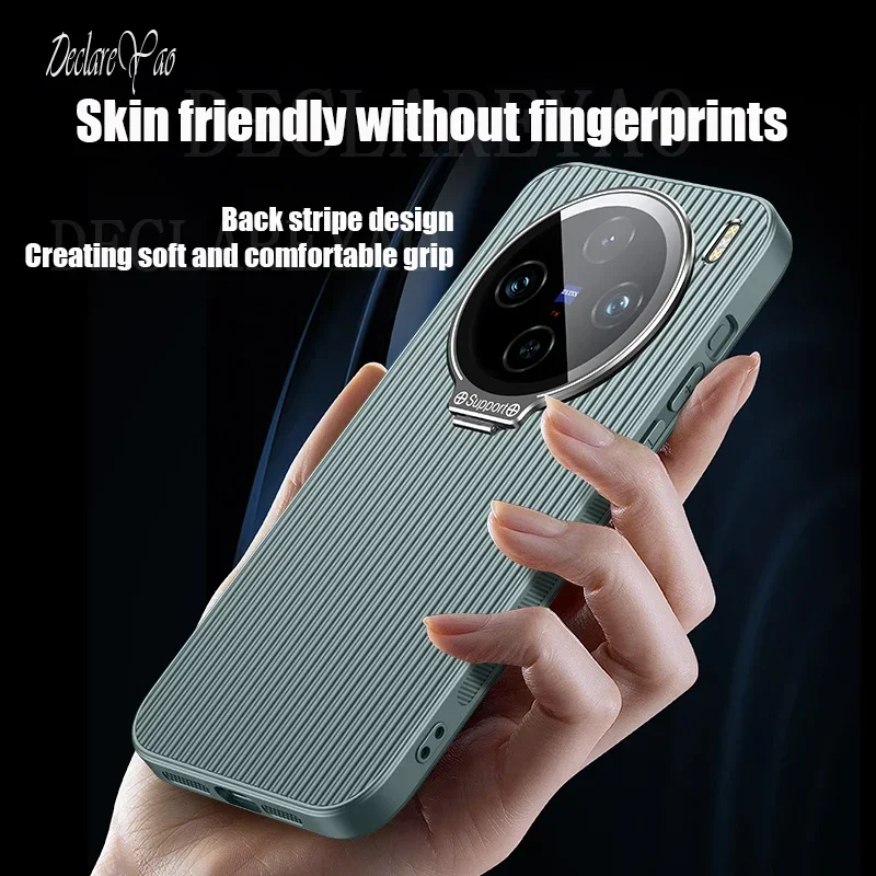 Cover For VIVO X100 Pro Cases Covers Ultra Slim Silicone Soft Holder Frosted Coque For VIVO X90 Pro Case Matte Camera Protection