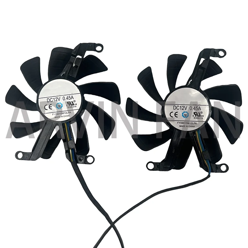 2Pcs/Set TH9215S2H-PAA01 Graphics Cooler Fan For PNY GeForce RTX3060 12GB UPRISING RTX3060Ti 8GB XLR8 FY09015M12LPA