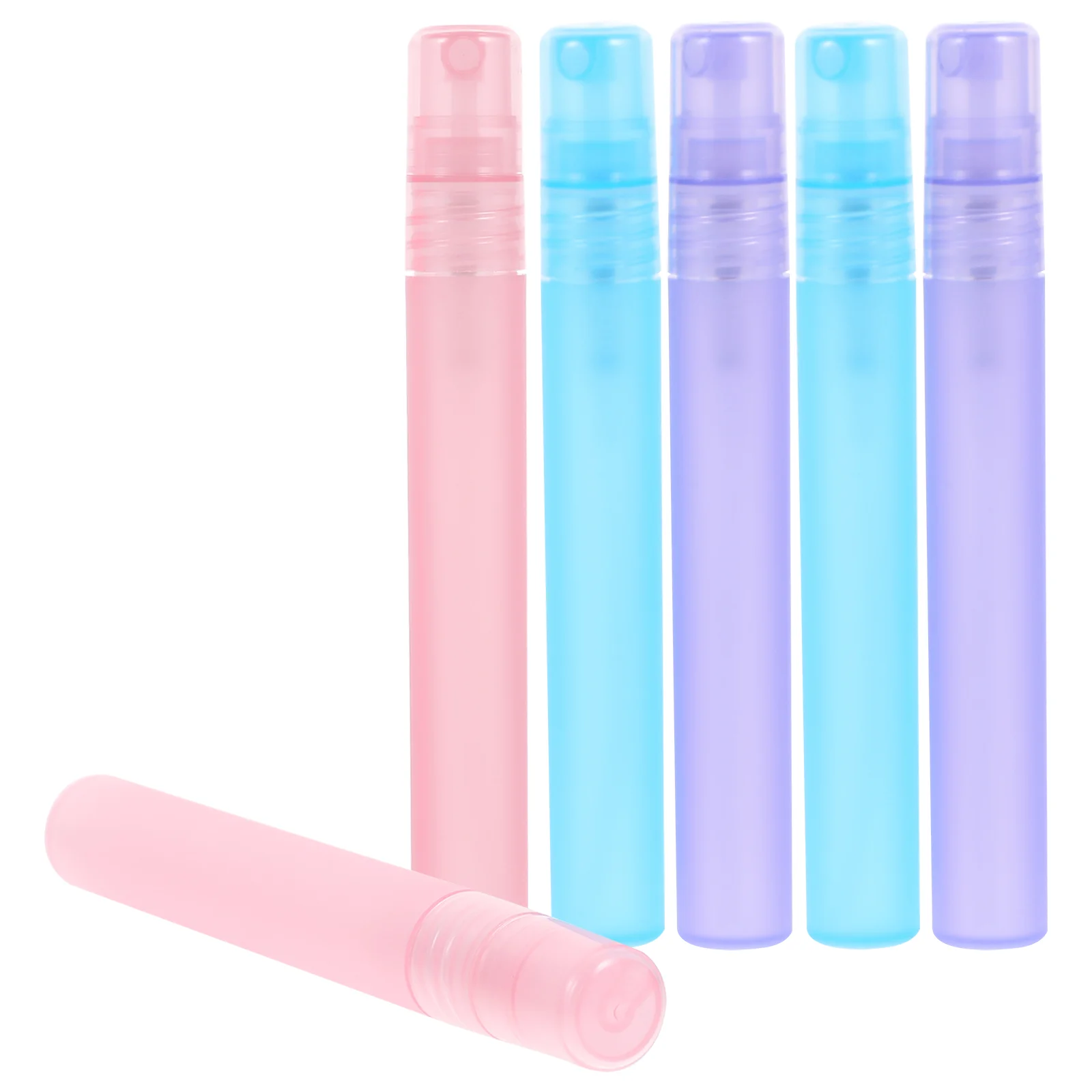 6 Pcs Disinfectant Water Perfume Pen Spray Bottles Travel Size Empty Little Plastic Small for Hair