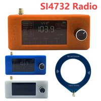 SI4732 Mini Pocket Radio Receiver HF SW MW VHF Radio SI4732 0.5-108mhz Portable Radio 1.9in IPS Screen FM/AM Radio Band Radio