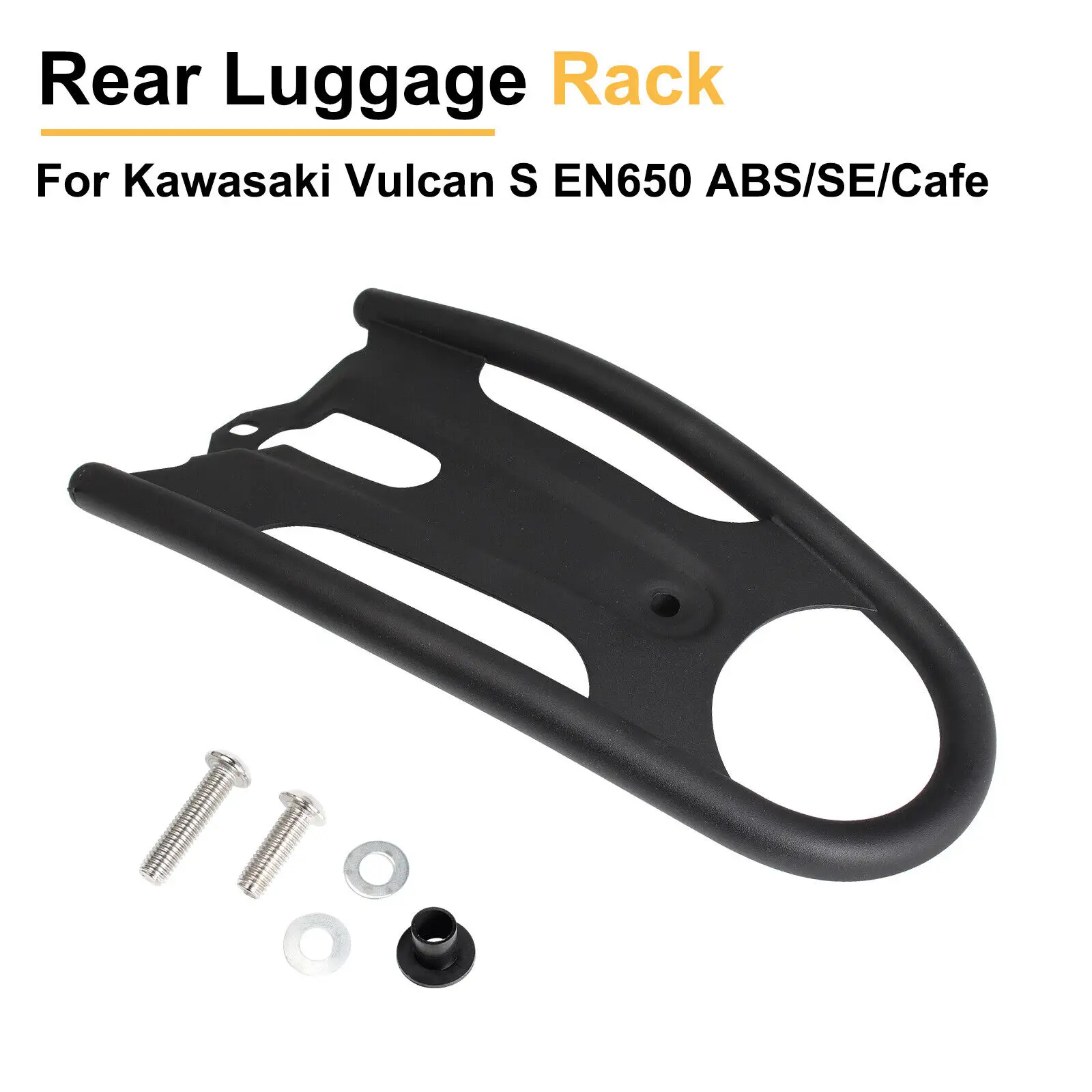 Rear Luggage Rack For Kawasaki Vulcan S EN650 ABS/SE/Cafe Luggage Carrier Black