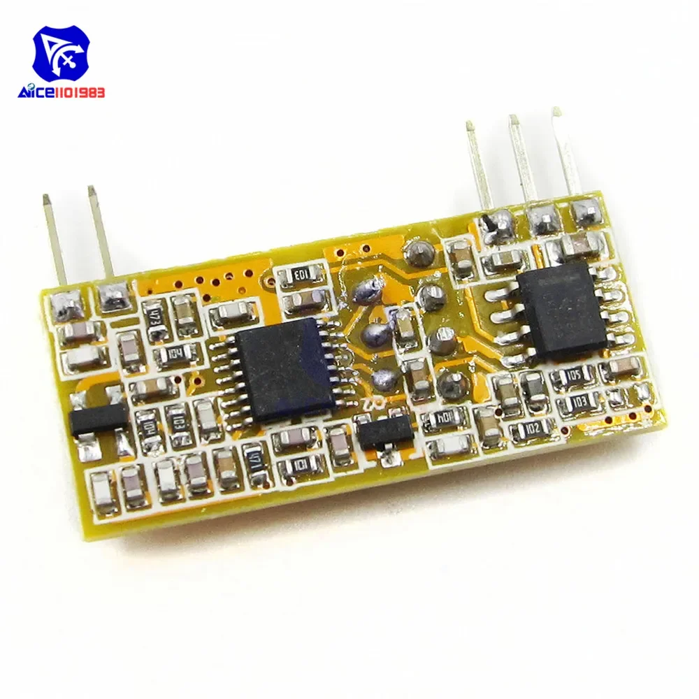 433Mhz Superheterodyne Wireless Receiver Module RXB12/RXB14/RXB8/RXC6/RXB6 for Arduino AVR 3.3 -5.5V