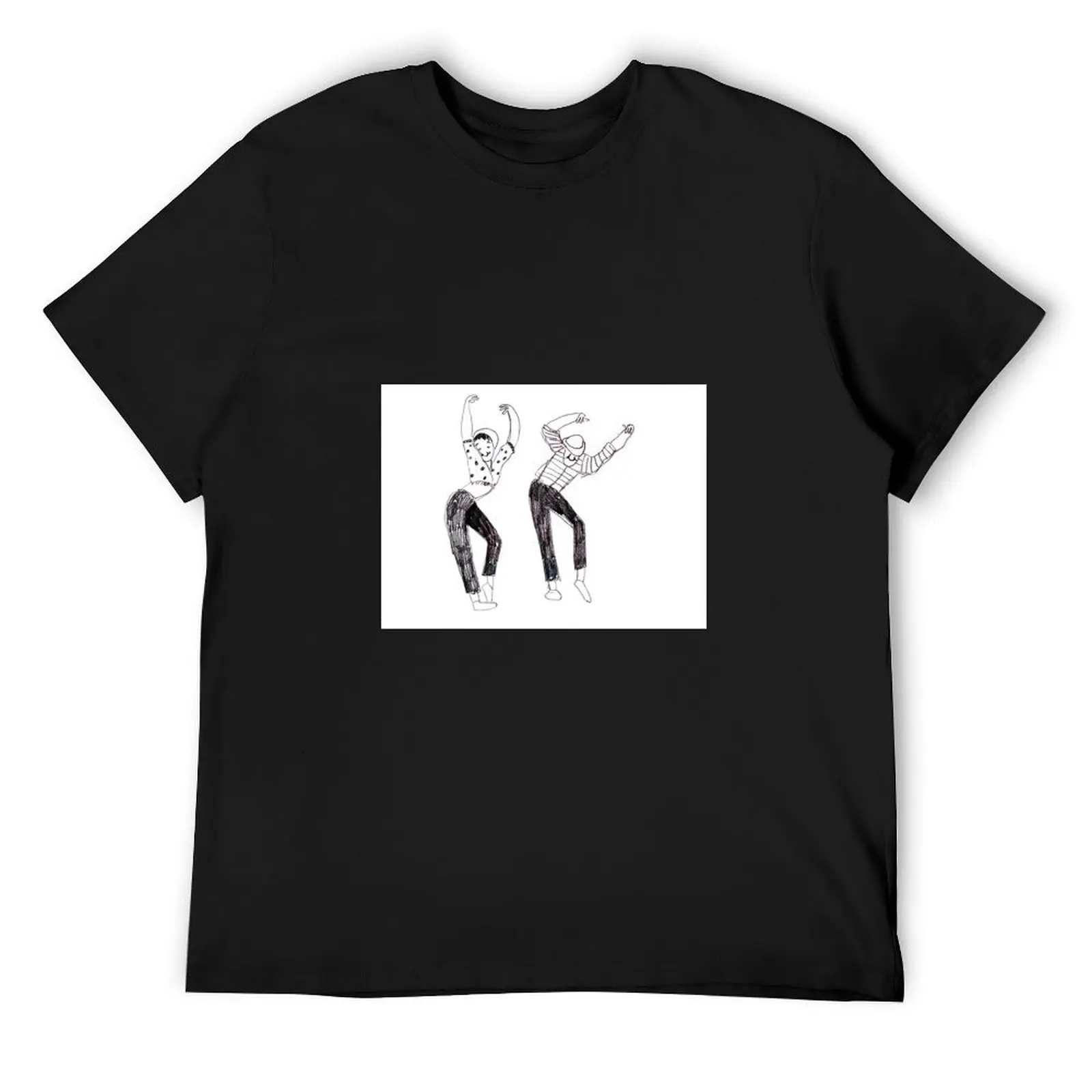 

Bob Fosse and Gwen Verdon in Damn Yankees dancing illustration T-Shirt customs graphic t shirts cotton t shirt men
