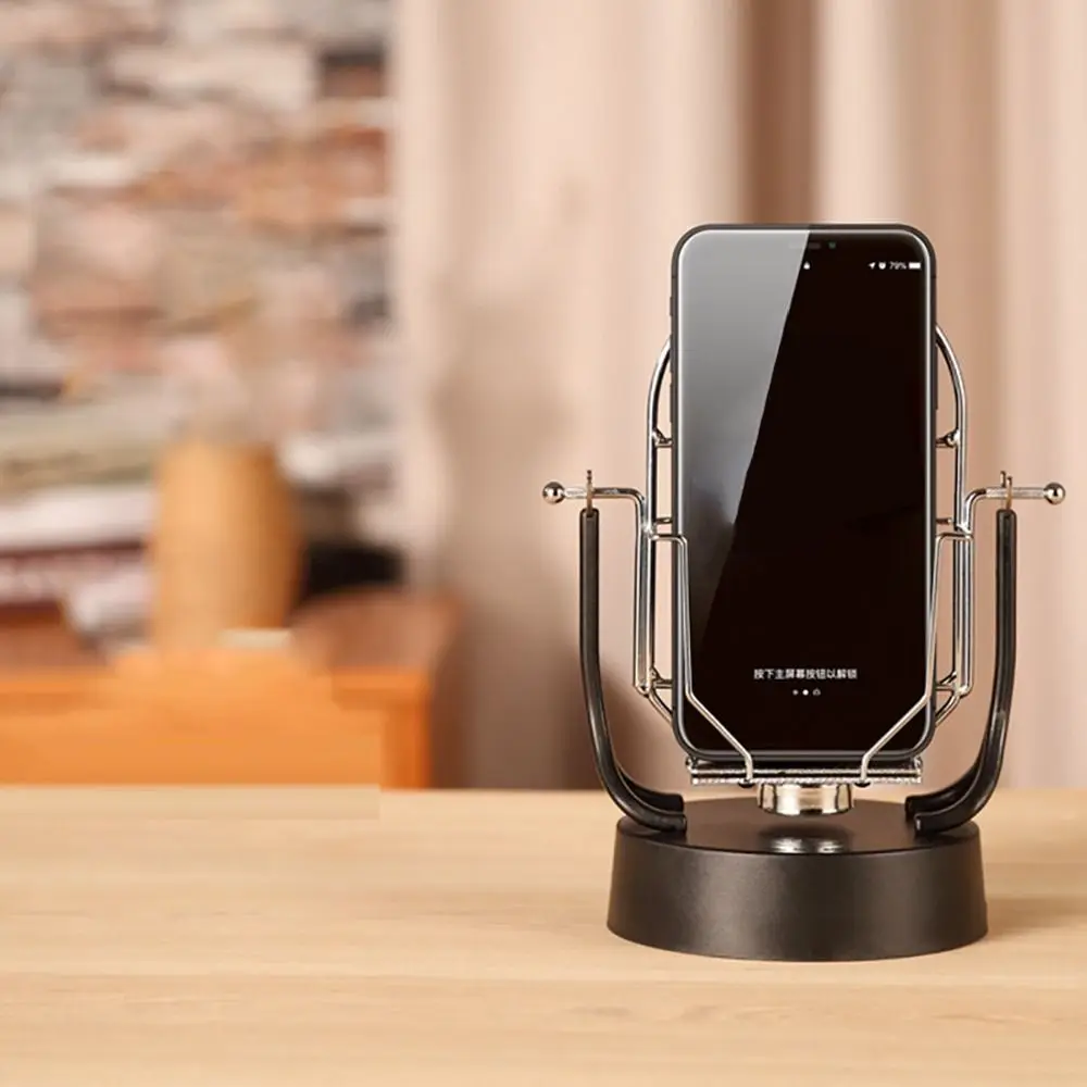 Plastic Phone Swing Device Silent Operation Automatic Phone Shake Wiggler USB/Batteries Step Rocker Phone Holder