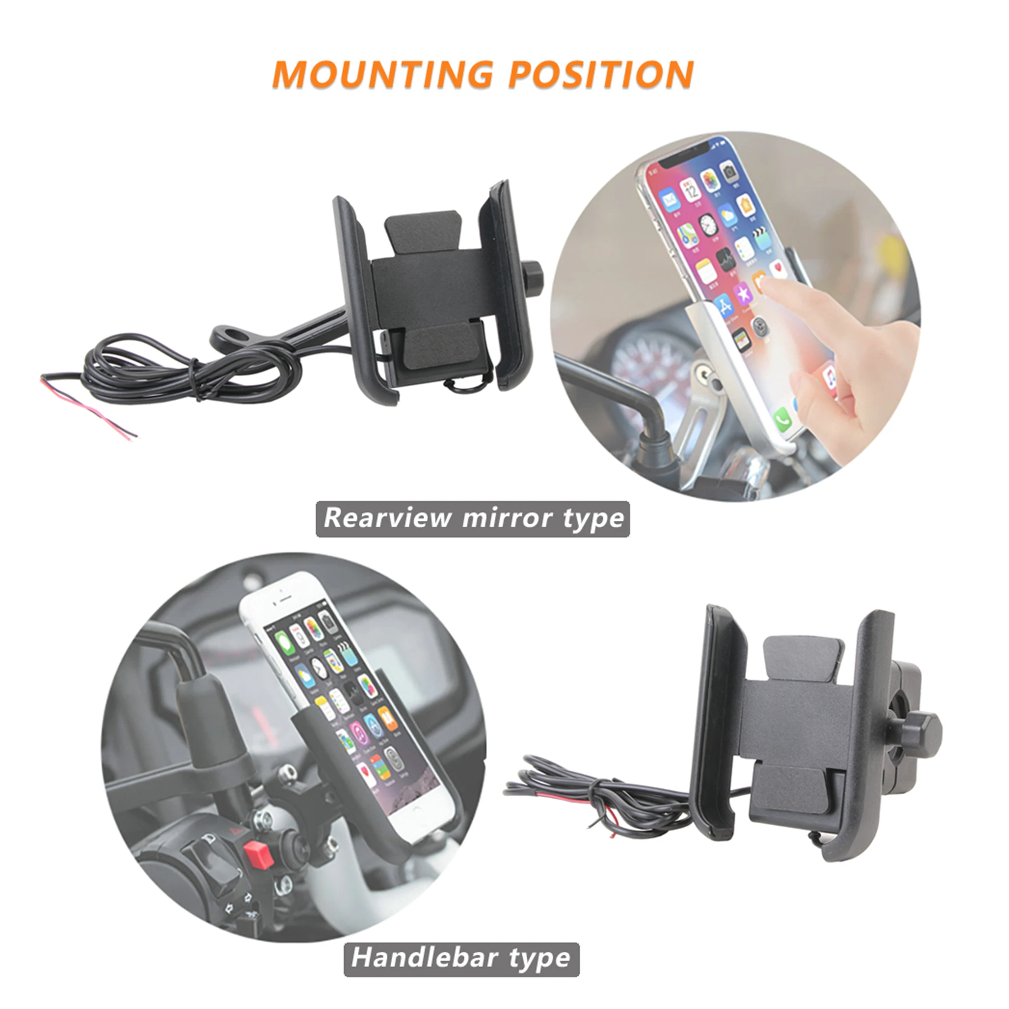 Motorcycle Phone Holder For R1150 GS R1150GS Adventure R1150R 2000-006 Mobile Phone Bracket GPS Stand Holder Accessories ﻿