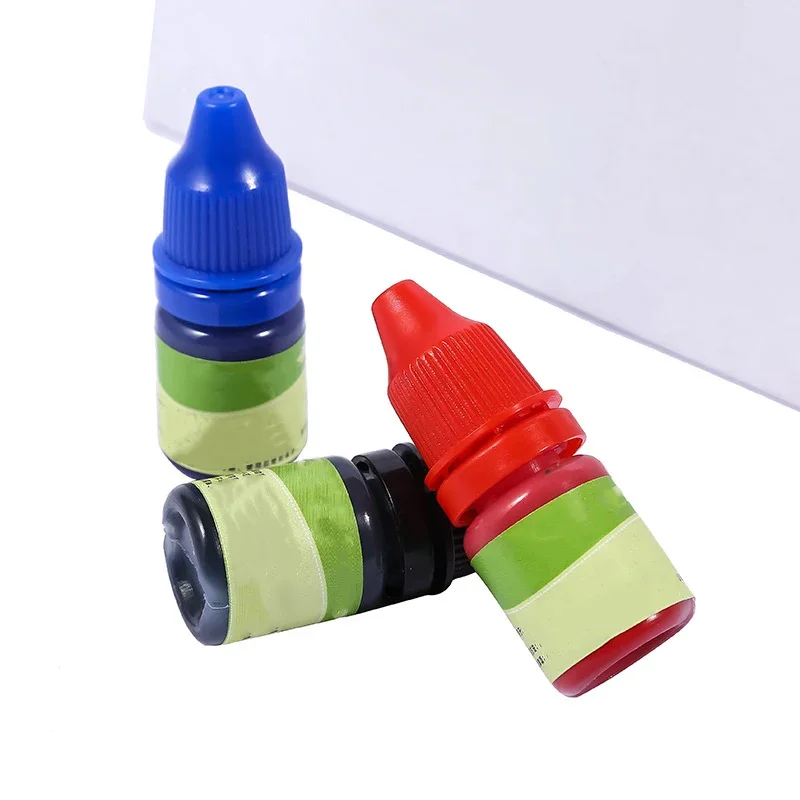 1PC 5ml Ink Textile Clothes Waterproof Ink Special Ink For Students Children Name Stamp Printing On Clothing Wash Not Fade