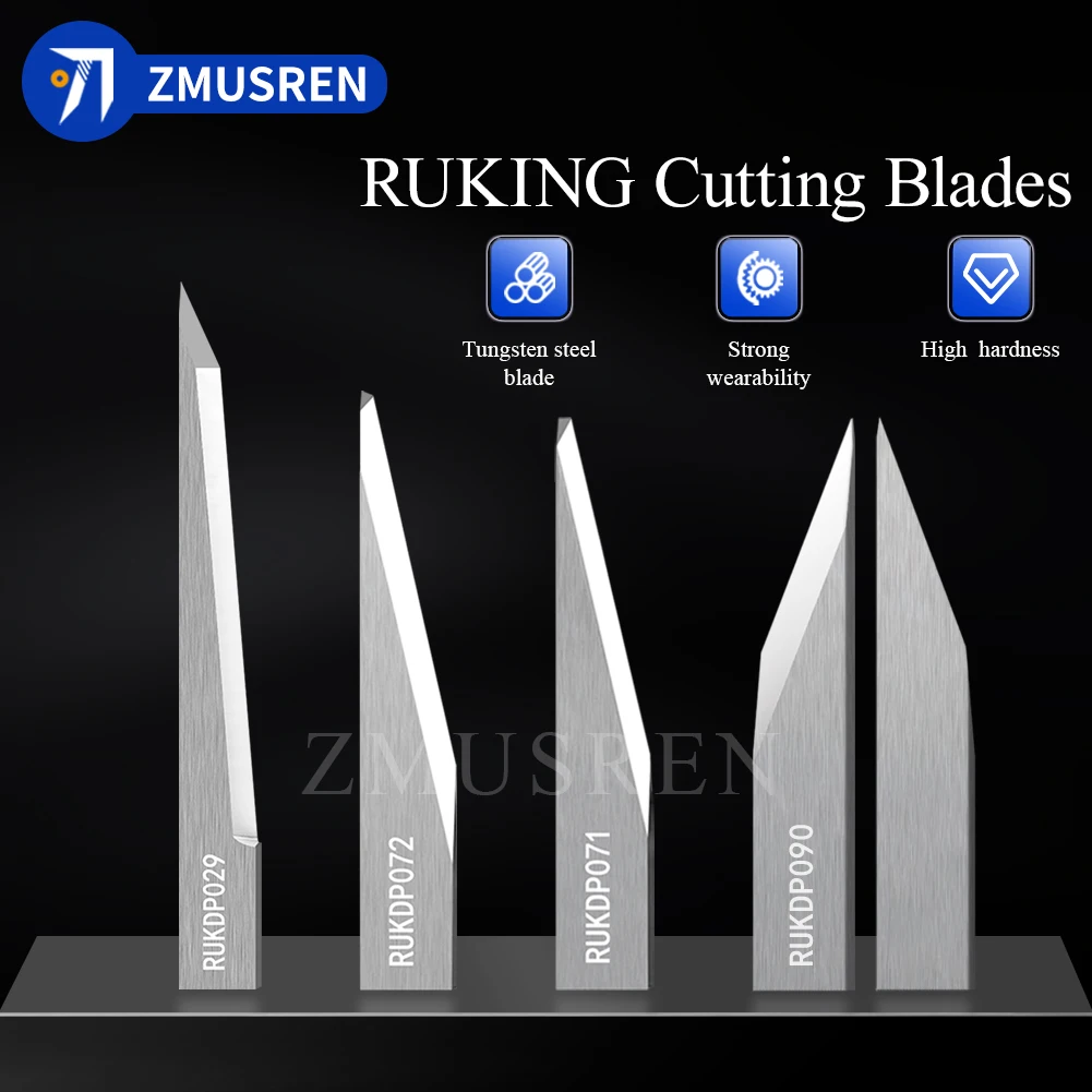 10PCS RUKING Vibrating Knife RUKDP029 RUKDP072 RUKDP071 RUKDP090 RUKing JWEI IECHO Cutter CNC Flatted Digital Oscillating Blade
