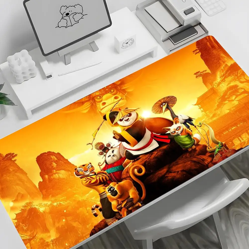 

Kung Fu Panda Mouse Pad Large Keyboard Mouse Desk Pad Non-slip Rubber Gaming Mouse Pad Laptop Non-slip Carpet 600x300