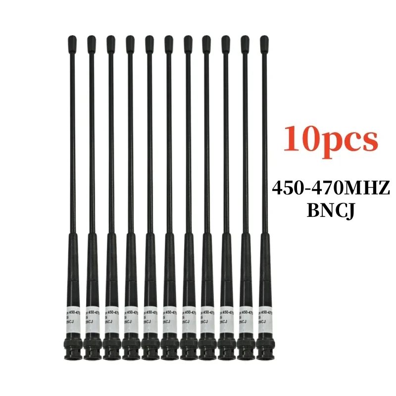 10PCS Whip Antenna 450-470MHZ BNC Port 4dbi For Sokk-ia For Top-con For South Trimble All Brands Surveying GPS RTK Total Station