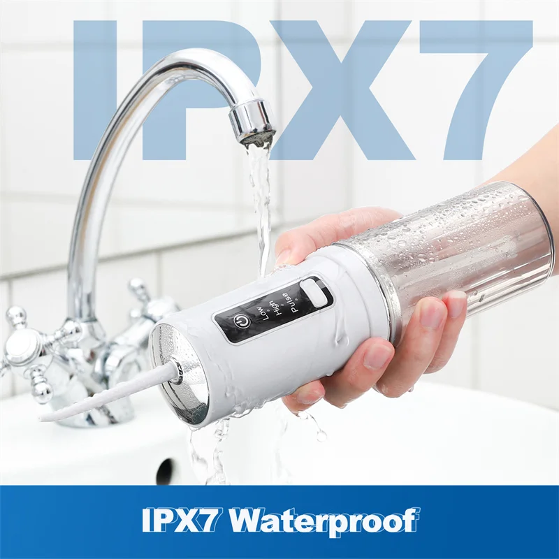 전기 구강 Irrigator 치실 치아 클리너 휴대용 물 선택 물 스레드 치아 미백 입 세탁기 워터픽 워터픽 구강세정기 치실 구강세정기