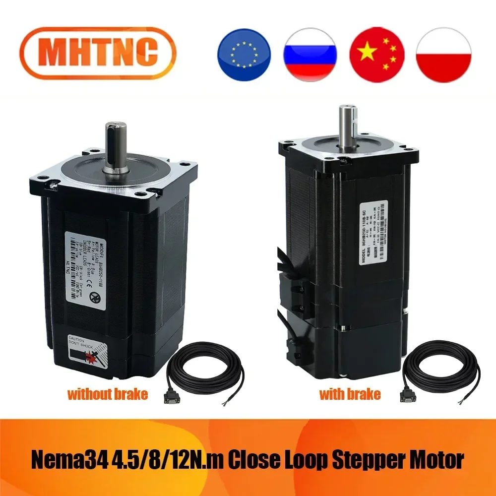 Motor de Passo Fechar o Loop Nema34: A Escolha Ideal para Máquinas CNC de Alta Precisão