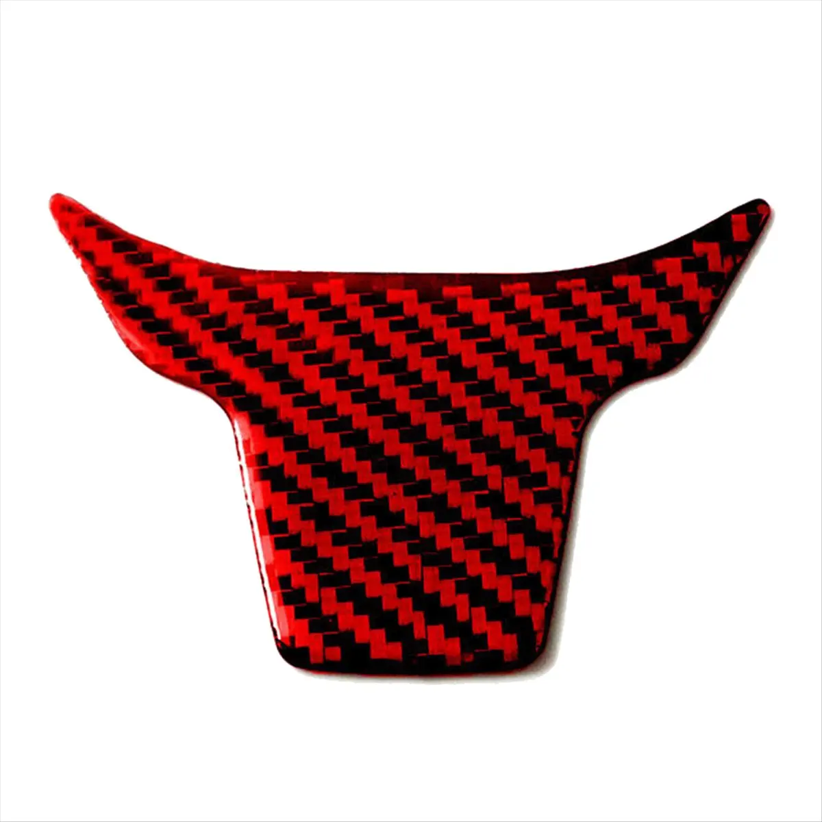 ABQE ABS Red Carbon Fiber Steering Wheel Lip Cover Trim Decor Sticker for Honda Civic 10Th Gen 2016 2017 2018 2019